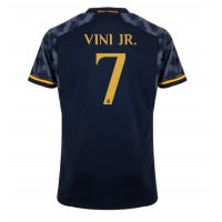 Koszulka piłkarska Real Madrid Vinicius Junior #7 Strój wyjazdowy 2023-24 tanio Krótki Rękaw